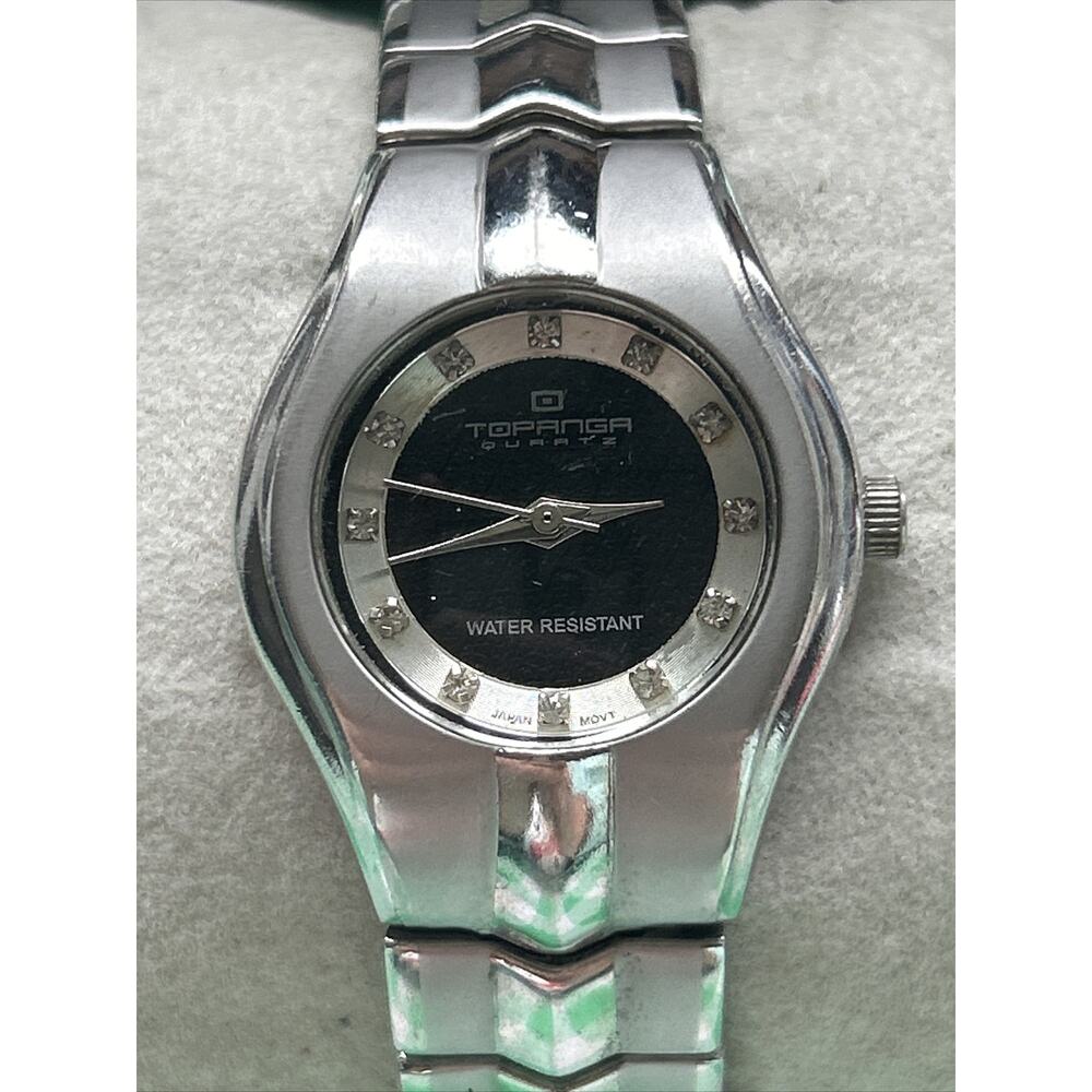 Topanga Silver Tone Women’s Quartz Watch